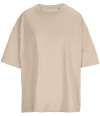 03807 Ladies Boxy Oversized Organic T-Shirt Linen colour image